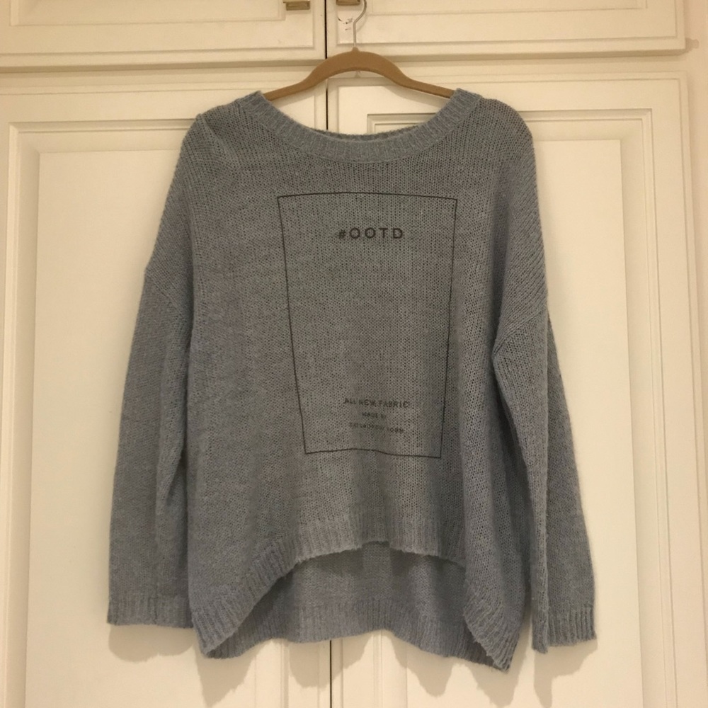 #OOTD Laundry Room Oversized Sweater